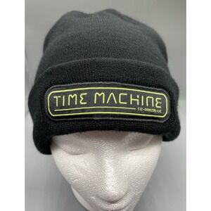Time Machine Skate shop Black Knit Dock Hat/Beanie Skater